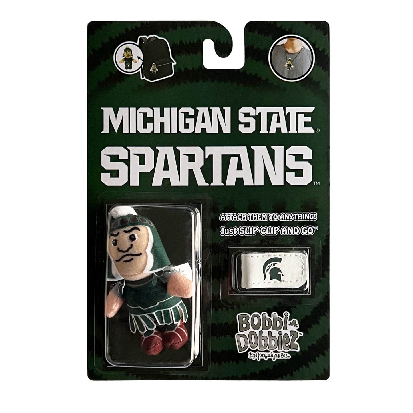 Michigan State University Mascot "Sparty" Attachable Plush Merch