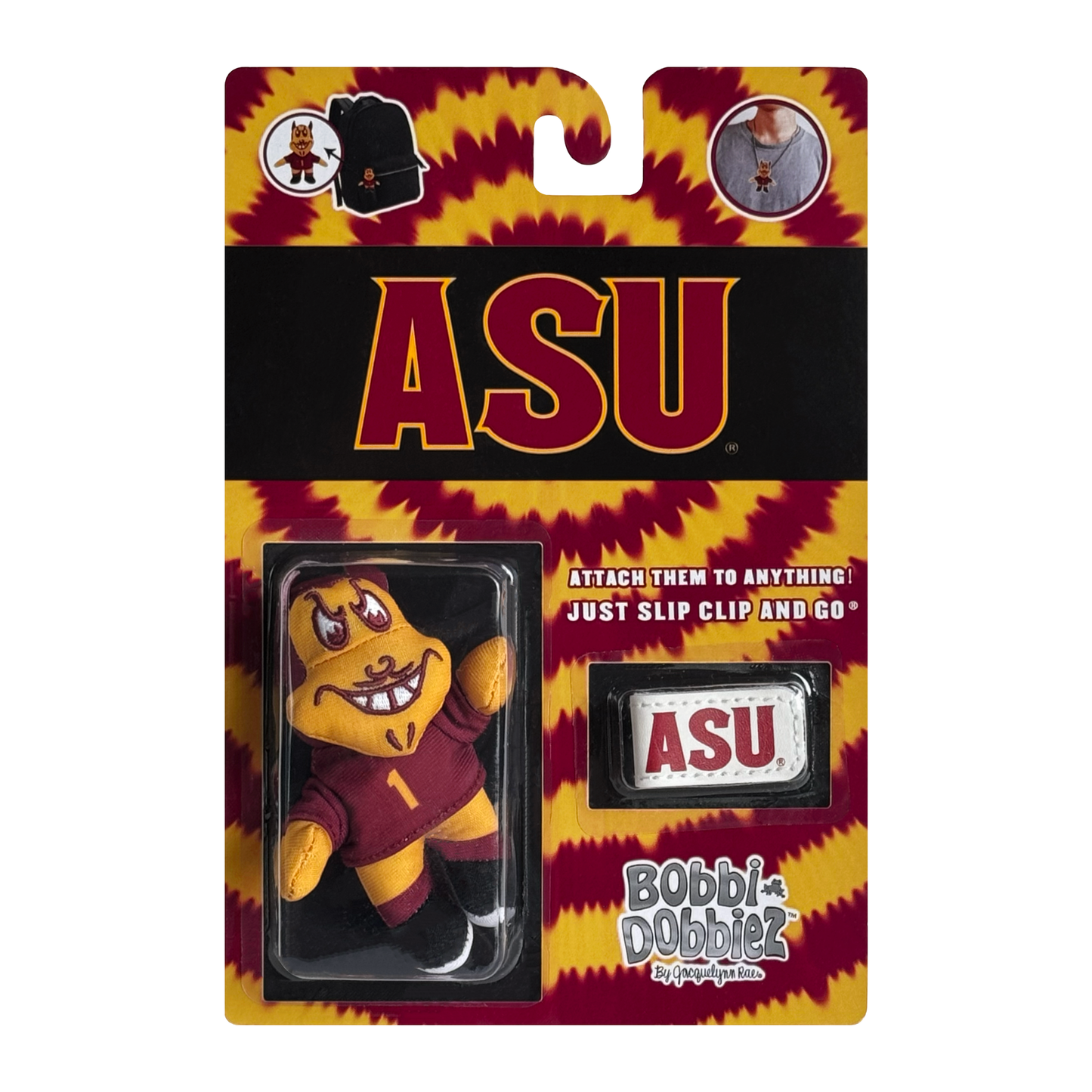 Arizona State University Mascot "Sparky" Attachable Plush Merch