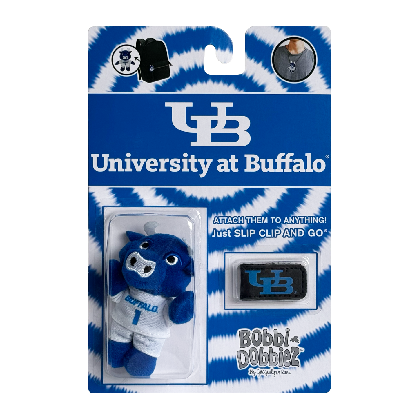 University at Buffalo "Victor E. Bull" Attachable Plush Merch