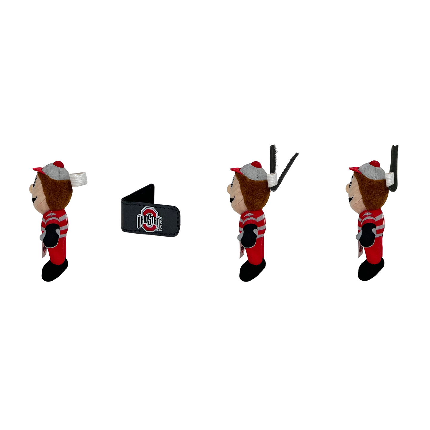 Ohio State University Mascot "Brutus" Attachable Plush Charm