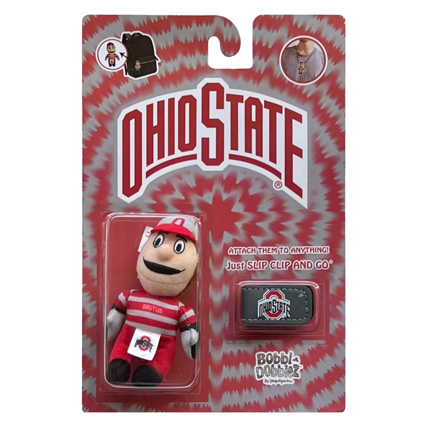 Ohio State University Mascot "Brutus" Attachable Plush Merch