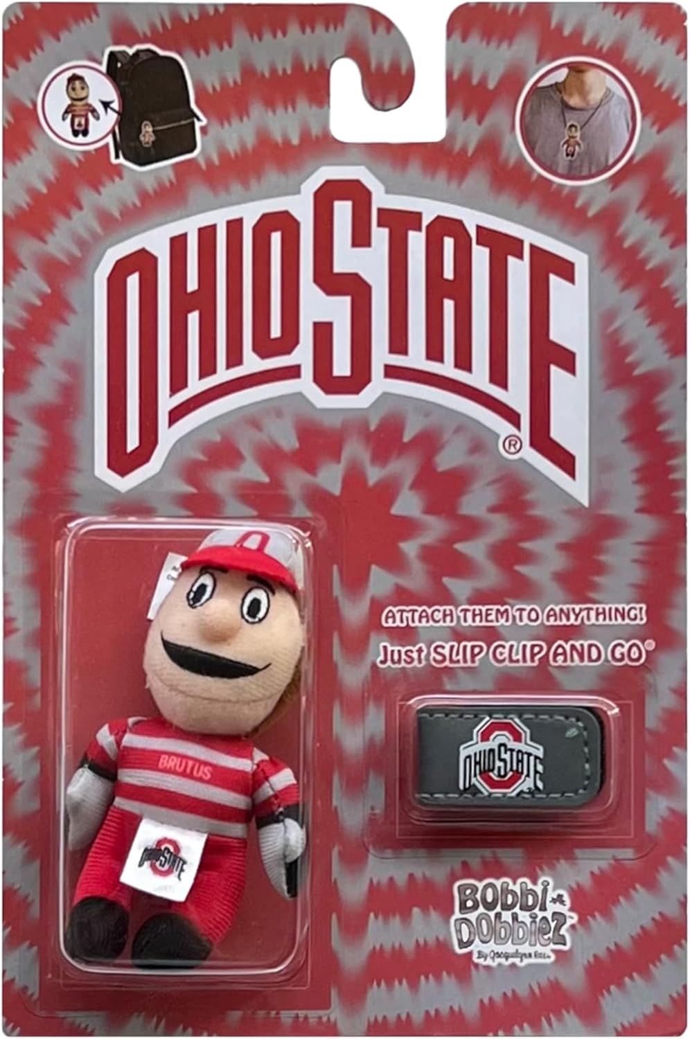Ohio State University Mascot "Brutus" Attachable Plush Charm