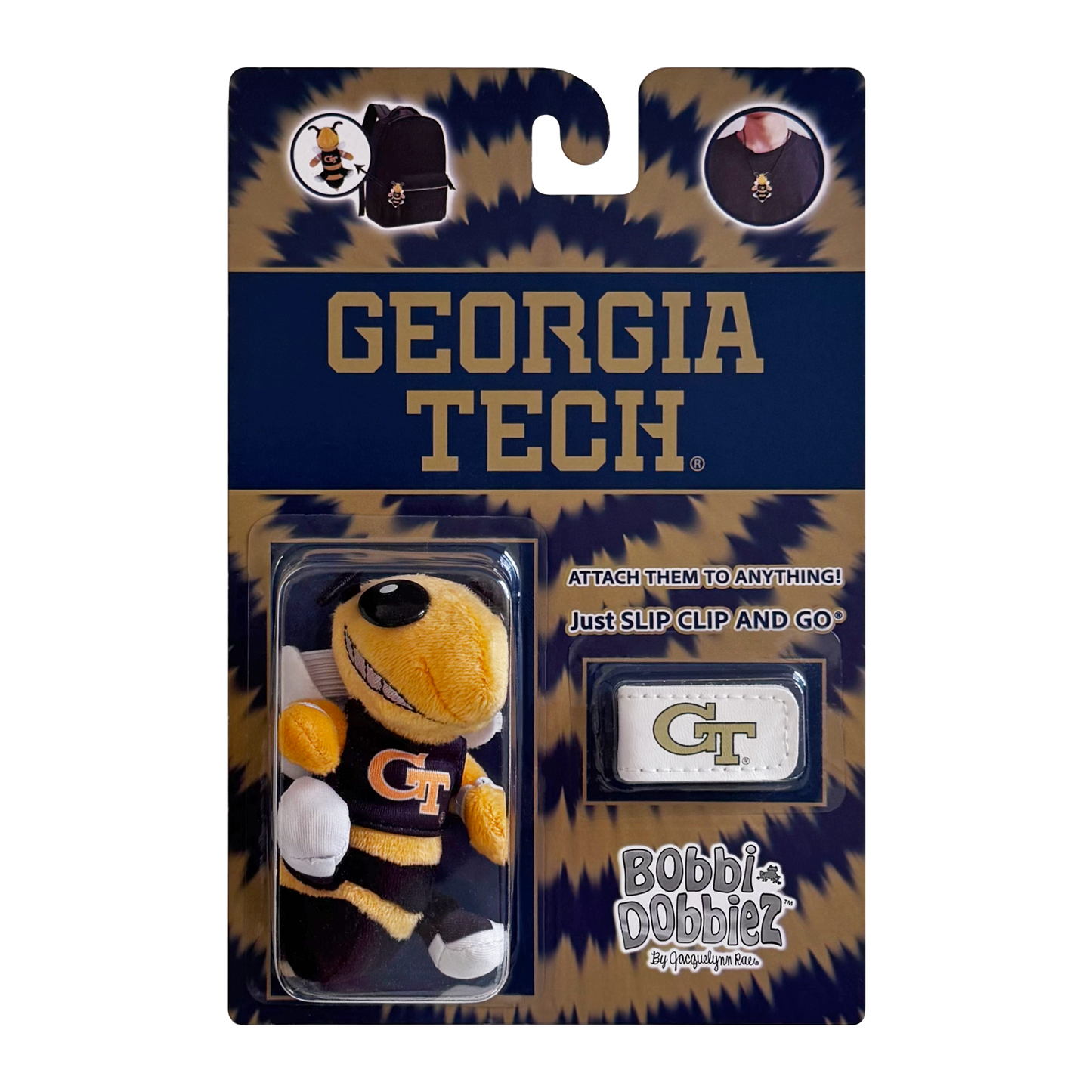 Georgia Tech "Buzz" Attachable Plush Merch