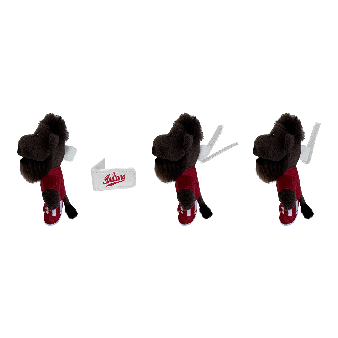 Indiana University "Hoosier the Mini Bison" Attachable Plush Merch