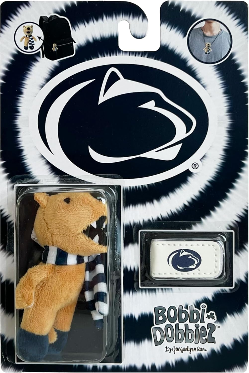 Penn State University Mascot "Nittany Lion" Attachable Plush Charm