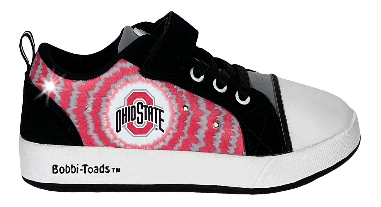 licensed ohio state univeristy light-up shoes for kids
