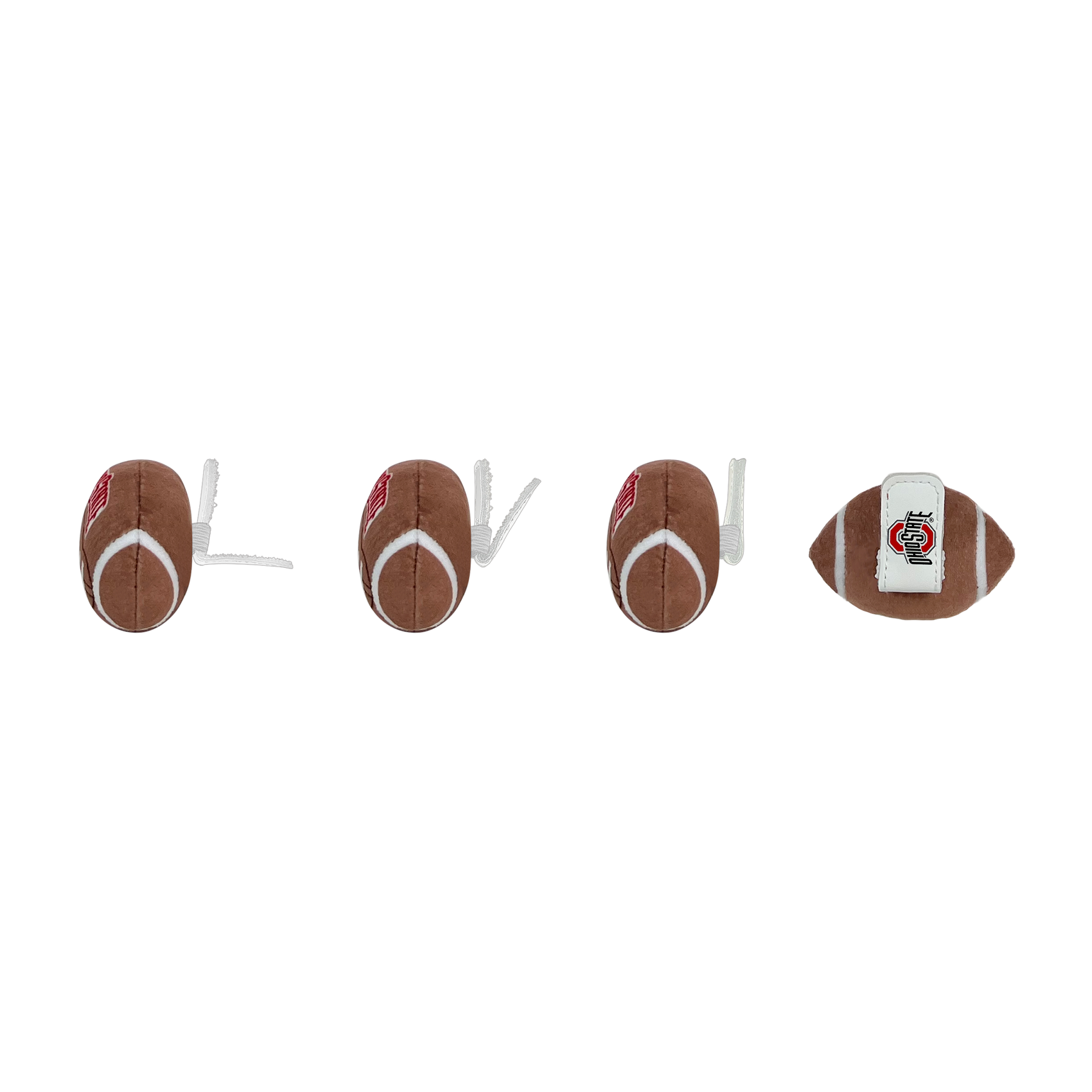 Ohio State University "Football" Attachable Plush Merch