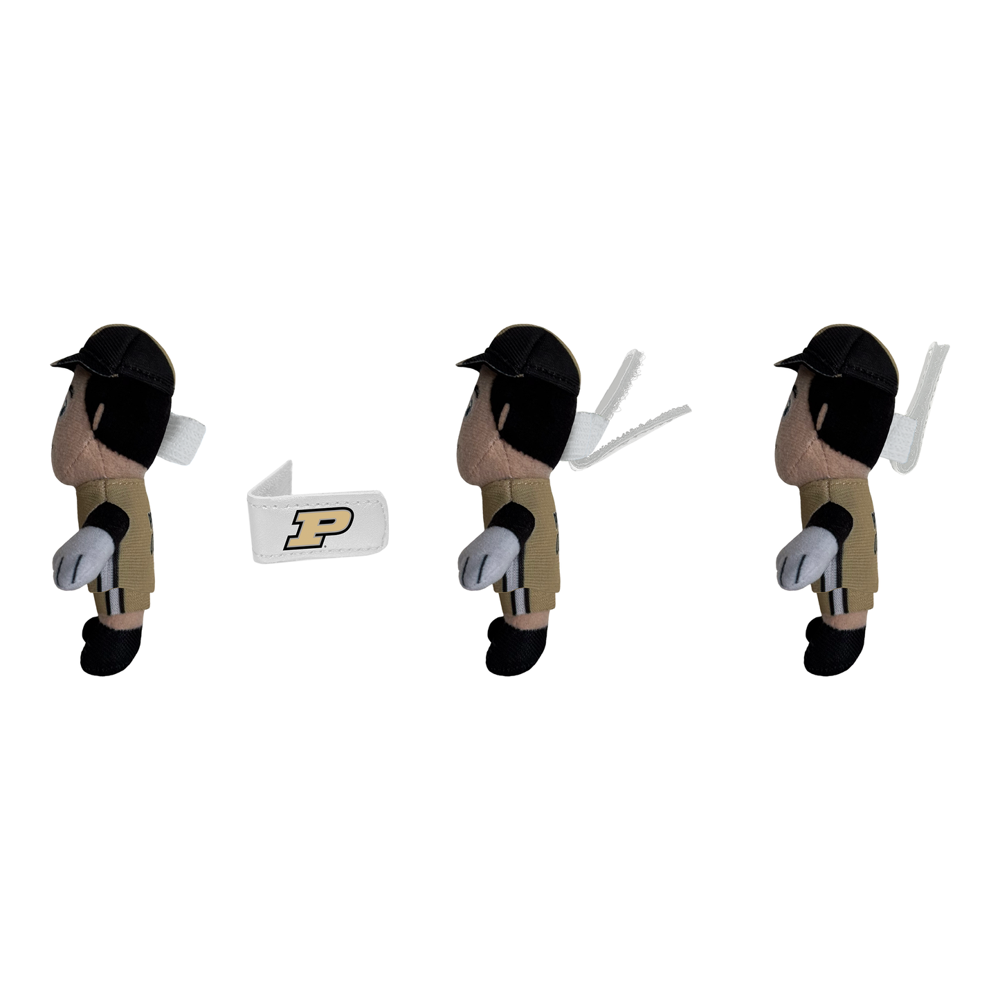 Purdue University Mascot "Purdue Pete" Attachable Plush Merch