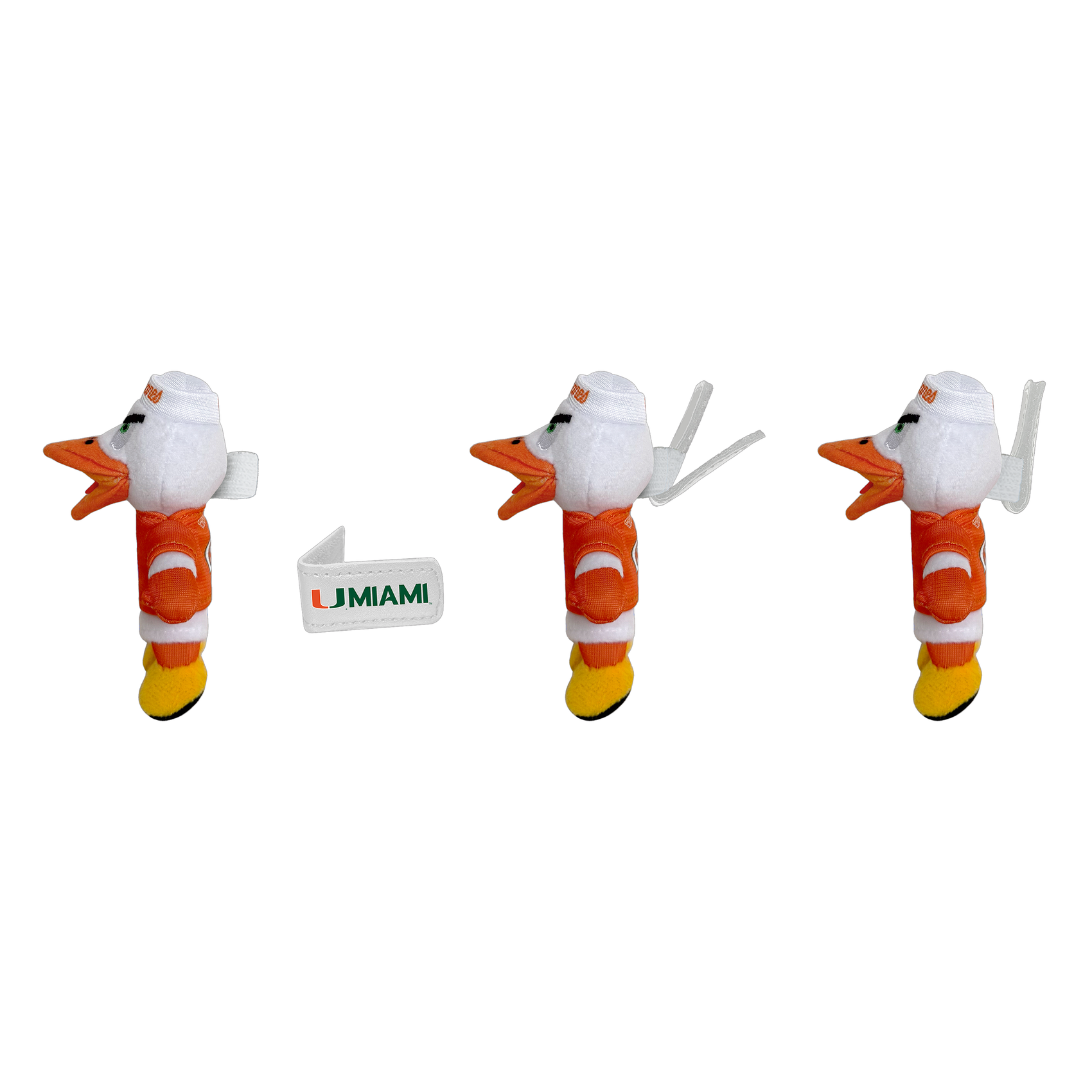 University of Miami Mascot "Sebastian" Attachable Plush Merch